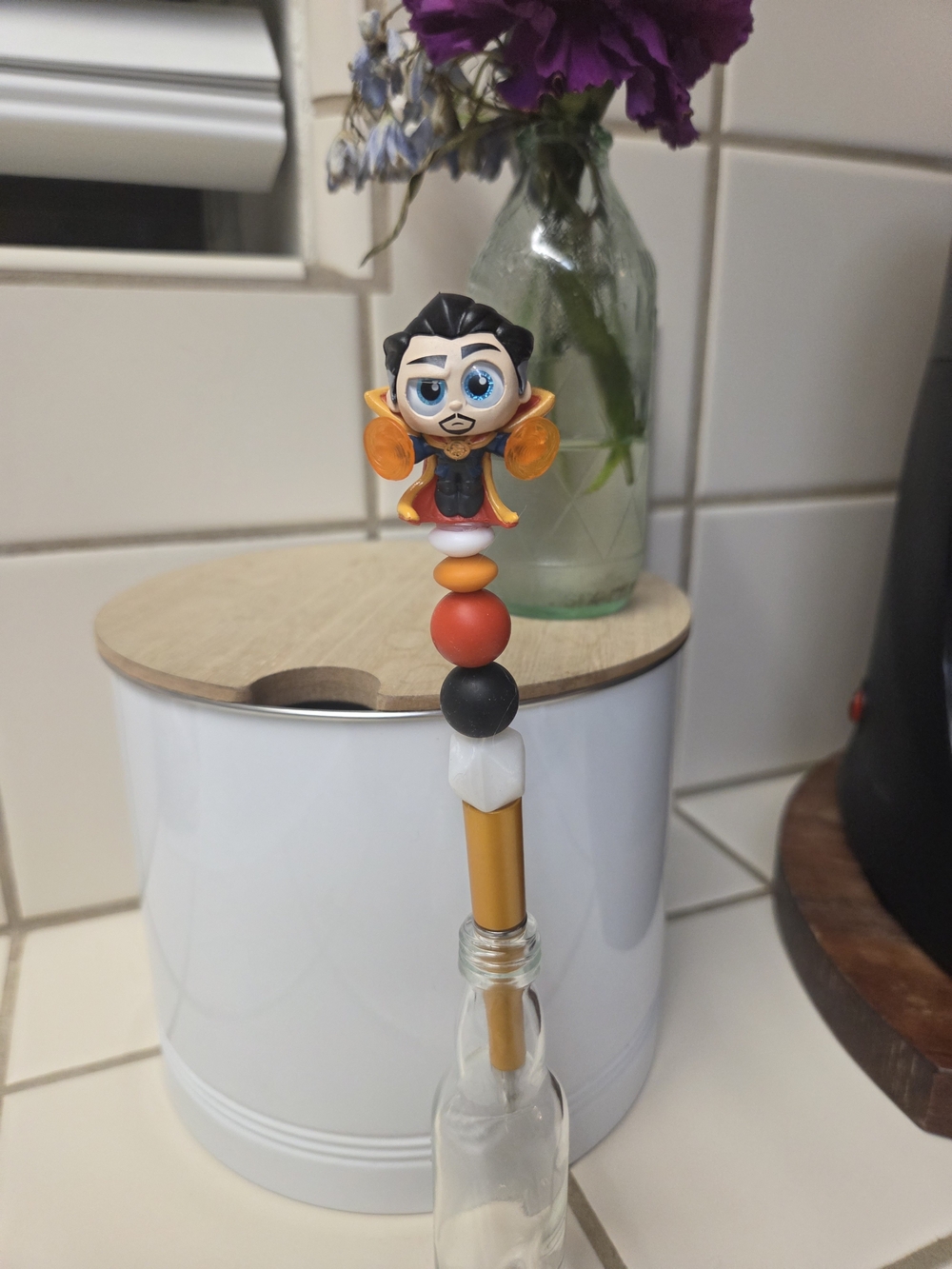 Dr. Strange Pen- Orange, Black, Red, White